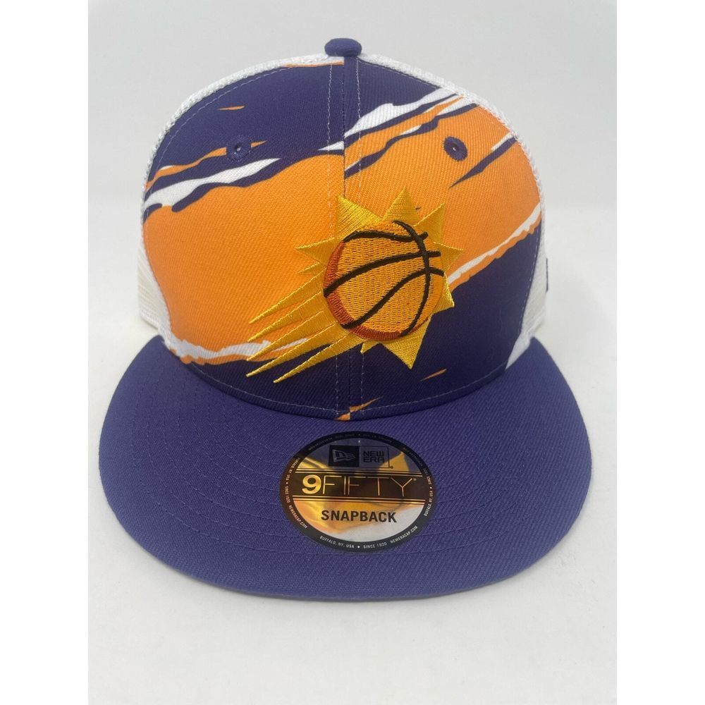 Phoenix Suns New Era Tear 9FIFTY Trucker Snapback NBA Hat Cap Adjustable NEW - Picture 3 of 5